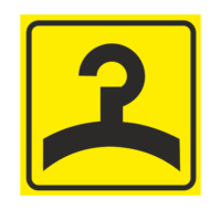 Пиктограмма "Гардероб" (пластик 3-4 мм.)