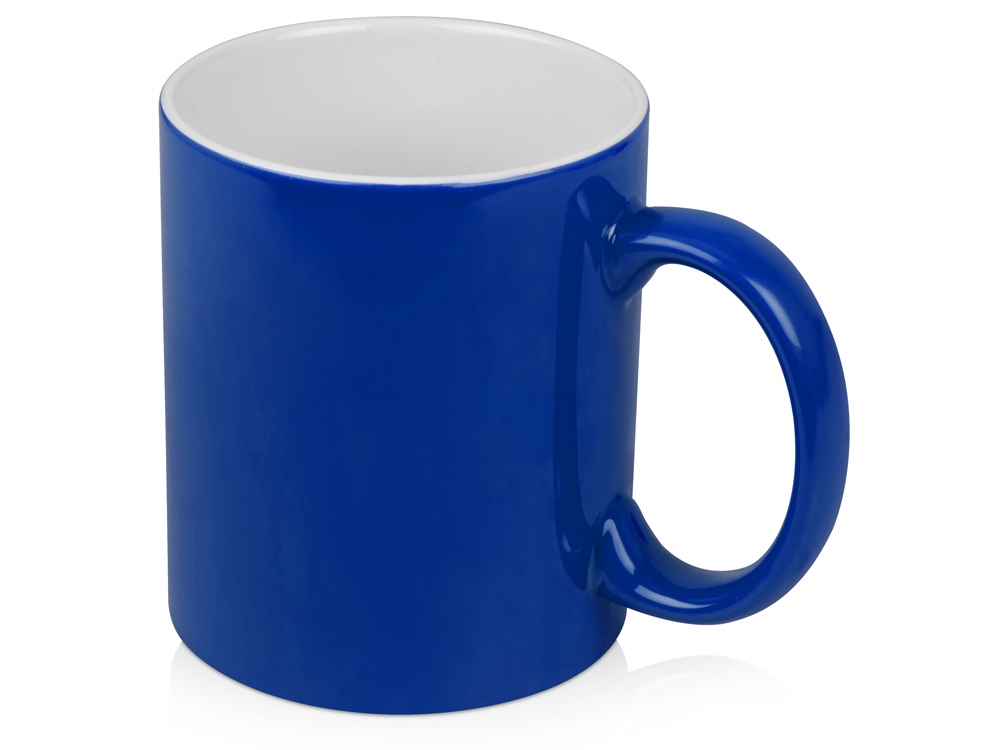 синий глянцевый