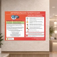 Плакат "Артериальная гипертония"
