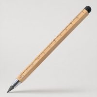 Вечный карандаш из бамбука с линейкой и стилусом «Sicily Bamboo»