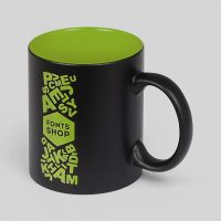 Кружка с покрытием для гравировки «Subcolor BLK»
