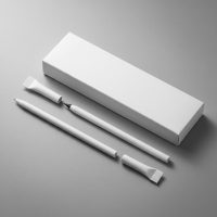 Подарочный набор «Recycled Duo» c шариковой ручкой и вечным карандашом из переработанной бумаги